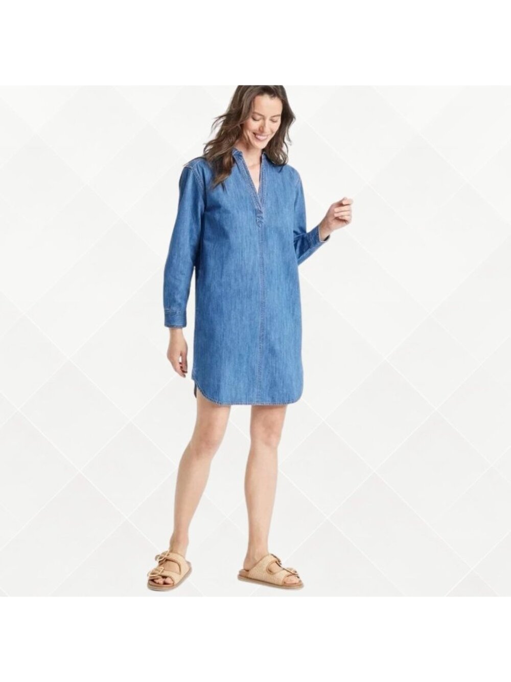 Universal Thread Denim Shirtdress • Size M • Mini • Long Sleeve WDS-100085